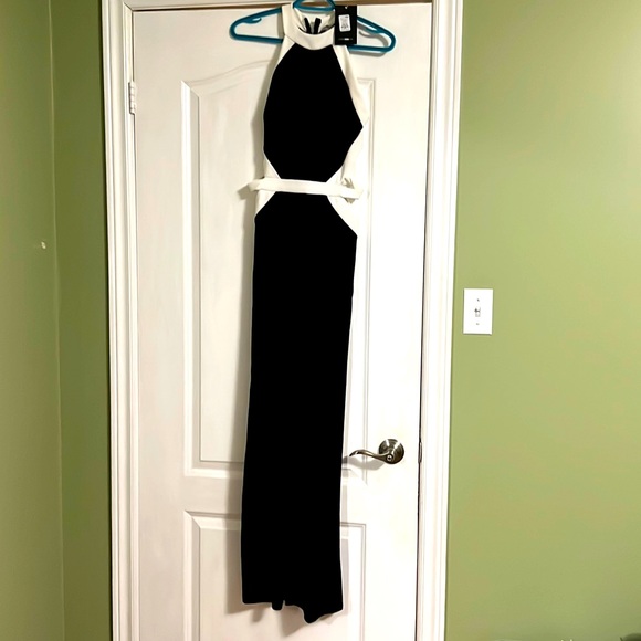 Black & White Fashion Nova romper - Picture 1 of 6